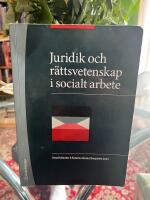 Juridik och r&auml;ttsvetenskap i socialt arbete