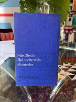 &Uuml;ber den Beruf des Schauspielers