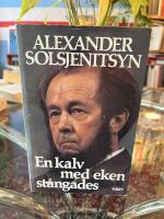 En kalv med eken st&aring;ngades