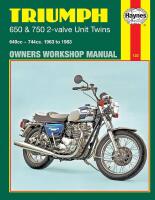 Triumph 650 & 750 4-valve twins owners workshop manual