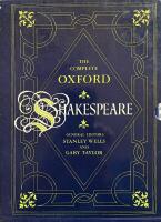 The Complete Oxford Shakespeare, del 1-3, presentbox