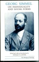 On Individuality and Social Forms