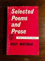 Selected poems and prose