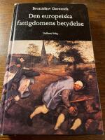 Den europeiska fattigdomens betydelse