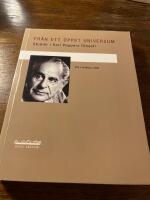 Fr&aring;n ett &ouml;ppet universum : studier i Karl Poppers filosofi