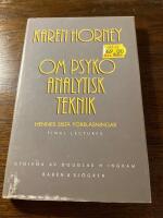 Om psykoanalytisk teknik : hennes sista f&ouml;rel&auml;sningar