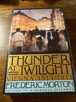 Thunder at twilight - Vienna 1913-1914