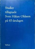 Studier till&auml;gnade Sven H&aring;kan Ohlsson p&aring; 65-&aring;rsdagen