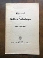 Minnestal &ouml;ver Nathan S&ouml;derblom