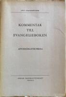 Kommentar till evangelieboken  II:1-3aftons&aring;ngtexterna (SPT:s handb&ouml;cker)