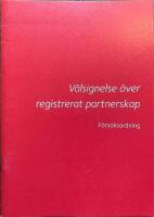 V&auml;lsignelse &ouml;ver registrerat partnerskap F&ouml;rs&ouml;ksordning