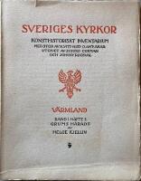 Kyrkor i Grums h&auml;rad. S&ouml;dra delen.Sveriges kyrkor. Konsthistoriskt inventarium. V&auml;rmland. Grums h&auml;rad Band I h&auml;fte 2 Grums h&auml;rad II