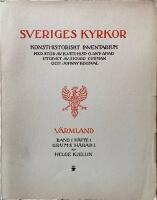  Kyrkor i Grums h&auml;rad. Norra delen.Sveriges kyrkor. Konsthistoriskt inventarium. V&auml;rmland. Grums h&auml;rad Band I h&auml;fte 1 Grums h&auml;rad I