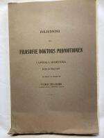 Methodus Avium Sveticarum Inbjudan till fliosife kotors promotion i Uppsala domkykra