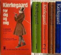S&oslash;ren Kierkegaard for dig og mig I. Dikteren og t&aelig;nkeren II. Filosoffen og teologen III. Predikanten, kirkestormere, autobiografen IV. Indledninger og tekst-forklaringar
