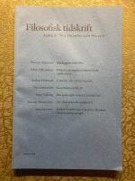 Filosofisk tidskrift nr 4 2006