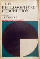 The Philosophy of Perception
