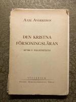 Den kristna f&ouml;rsoningsl&auml;ran efter P Waldenstr&ouml;m