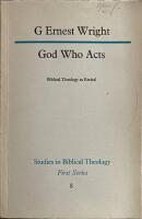 God Who Act Biblical Theology as Recital