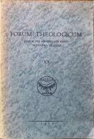  Forum theologicum XX, 1963. &Aring;rsbok f&ouml;r H&auml;rn&ouml;sands stifts teologiska s&auml;llskap. 