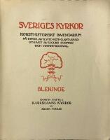 Sveriges Kyrkor:Karlshamns Kyrkor, (Konsthistoriskt Inventarium, Blekinge). Band IV, H&auml;fte 2, Karlshamns Kyrkor