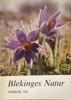 Blekinges natur &Aring;rsbok 1981