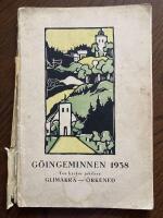G&ouml;ingeminnen 1938 Tv&aring; kyrkor jubilera Glim&aring;kra - &Ouml;rkened