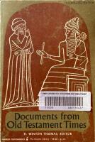 Documents from Old Testament Times