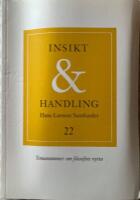 Insikt & Handling Hans Larsson Samfundet 22 Temanummer om Filosofins nytta