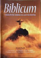 Biblicum Nr 3 2022 tidskrift f&ouml;r biblisk tro och forskning