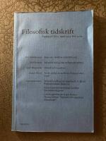 Filosofisk tidskrift nr 2 2015