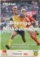 VM-kval Sverige Makedonien 24 mars 2001