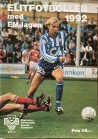 Elitfotbollen 1992 med EM-lagen