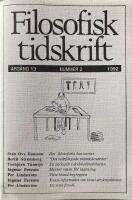 Filosofisk tidskrift nr 2 1992