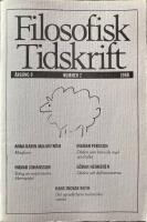 Filosofisk tidskrift nr 2 1988
