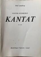 Viktor Rydbergs kantat : [Viktor Rydberg and philosophy] : en ess&auml;