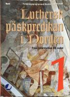 Luthersk p&aring;skpredikan i Norden