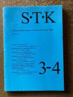  STK. Svensk Teologisk Kvartalskrift nr 3-4 2016