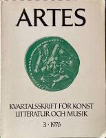 Artes 2 . 1976 Tidskrift f&ouml;r litteratur konst, litteratur och musik