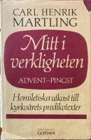 Mitt i verkligheten Del 1 Homiletiska utkast till kyrko&aring;rets predikotexter Advent-Pingst