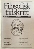 Filosofisk tidskrift nr 4 1989