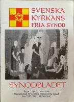 Svenska kyrkans fria synod nr 1 1988 Synodbladet