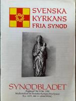 Svenska kyrkans fria synod nr 3 1990 Synodbladet