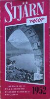 Stj&auml;rnresor arrangerade av *SJ resebyr&aring;er *Nordisk resebureau *Linjebuss 1952