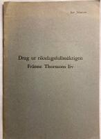 Drag ur riksdagsfullm&auml;ktige Fr&auml;nne Thorssons liv (Troedstorp Ignaberga f 1737)