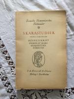 Skara studier andra samlingen Minnesskrift utgiven av Skara humanistiska f&ouml;rbund ed anledning av dess femtio&aring;riga tillvaro 1800-1949