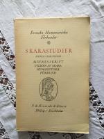 Skara studier andra samlingen Minnesskrift utgiven av Skara humanistiska f&ouml;rbund ed anledning av dess femtio&aring;riga tillvaro 1800-1949