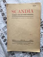 Scandia Tidskrifkt f&ouml;r historisk forskning Band V April 1932 H&auml;fte 1 S&auml;rtryck