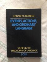 Events, actions and ordinary language a