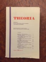 Theoria Volume 1 1984 parts 2-3 The Swedish Journal of Philosophy
